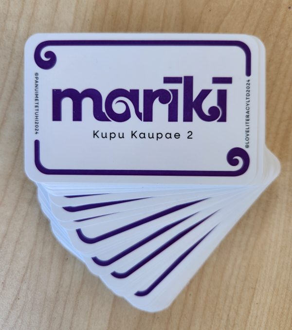 Pack of game cards:  Marīkī Kupu Kaupae 2