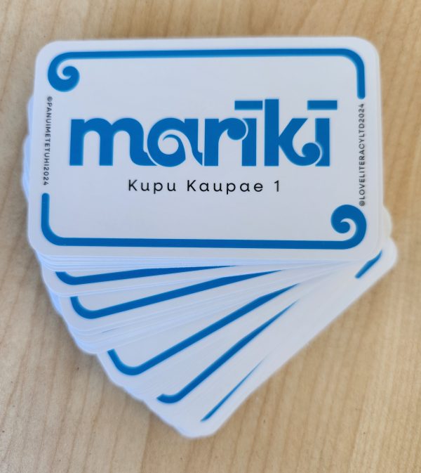 Pack of game cards:  Marīkī Kupu Kaupae 1