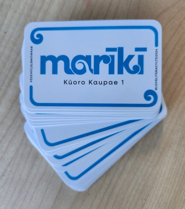 Pack of game cards:  Marīkī Kūoro Kaupae 1