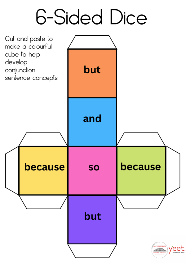 6-Sided Sentence Conjunction Dice - Image 3